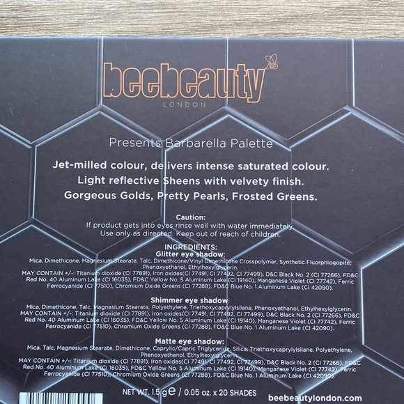 New BeeBeauty London presents Barbarella palette - Picture 9 of 9